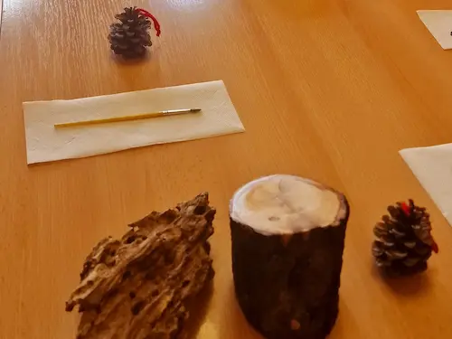 Materiale pentru atelier de hrănitoare pentru păsări pentru școli și grădinițe la Hera Kids în Târgoviște.